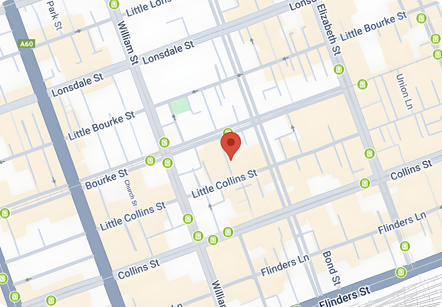 Melbourne Office Map